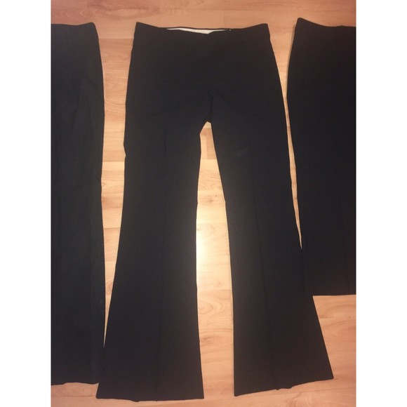 Lot of 3! Theory Women's Mid Rise Straight Leg Trousers Pants Black Size 4 6 ga. - Picture 11 of 12